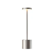 Luminária De Mesa Dren 34.5cm 1W 3000/6000K Prata AB-9568