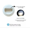 Luminária Embutida De Parede 3000K Germany Novo Luminária Embutida De Parede 3000K Germany Novo