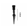 Luminária Espeto Jardim Led 1x E27 Par20 Cor Preto G-light