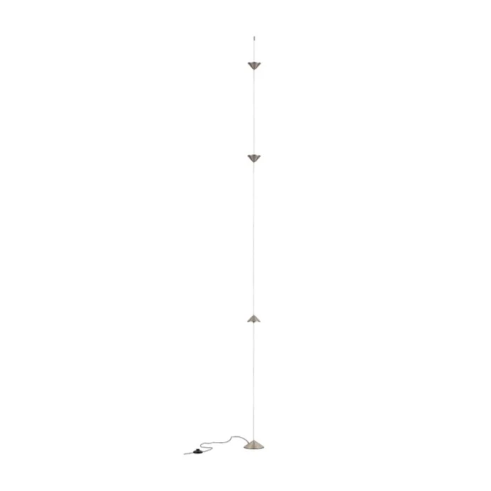 Luminária LED de Chão Lira 24W 3000K Champagne LC9205 Novo