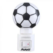 Luminária Noturna De Led Parede Bola 1W 3000k Bivolt Avant