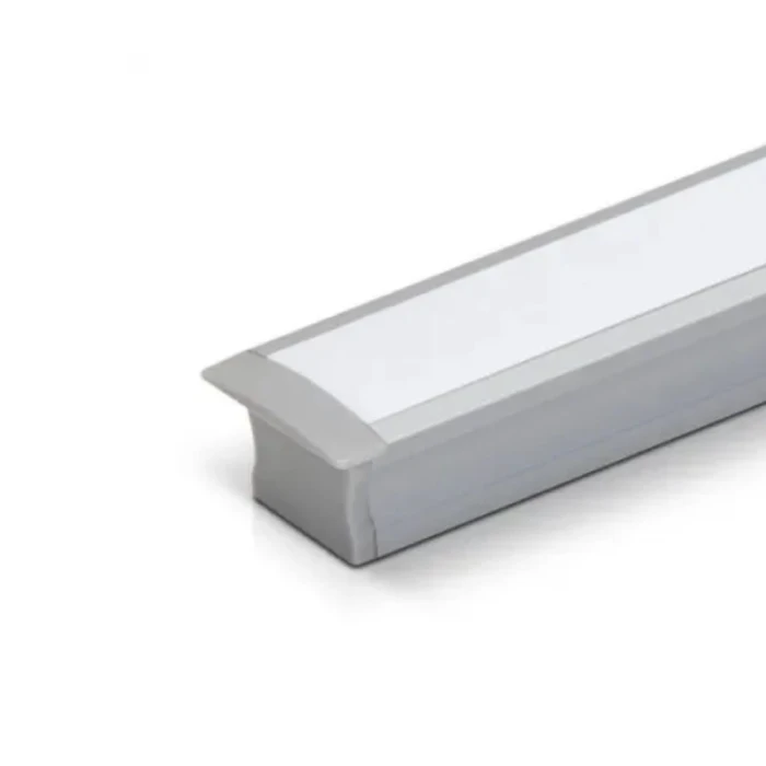Luminária Perfil Led Embutir 24W 6500K 12V 2 Metros P22093