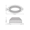 Luminária Strobe Light 220V Taschibra 1W 6500K Novo
