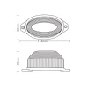 Luminária Strobe Light 220V Taschibra 1W 6500K Novo Luminária Strobe Light 220V Taschibra 1W 6500K Novo