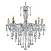Lustre Clássico De Cristal C/8 Braços De 40w Bivolt Blumenau