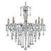 Lustre Clássico De Cristal C/8 Braços De 40w Bivolt Blumenau Lustre Clássico De Cristal C/8 Braços De 40w Bivolt Blumenau
