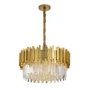 Lustre Fancy 80Cm Dourado Sky-3013L Skylight Led Moderno
