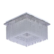 Lustre Plafon Cristal Led 30W 3 Tons De Luz Nitrolux Ltx-011