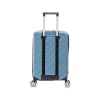 Mala Viagem Nautika Giro 10kg Azul Claro Rodas 360 Nova