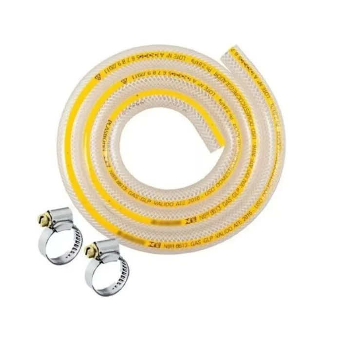 Mangueira Para Regulador De Gás 1,2M Flexível Alta Pressão