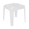Mesa Plástica De Apoio Com Porta-Copos Branca Bel Novo Mesa Plástica De Apoio Com Porta-Copos Branca Bel Novo