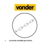 Metro De Corrente De Aço Galvanizada 4mm Vonder