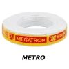 Metro De Fio Elétrico Paralelo 2 X 2,5MM Branco Megatron Metro De Fio Elétrico Paralelo 2 X 2,5MM Branco Megatron