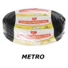 Metro De Fio Flexível Elétrico 6MM Cor Preto Megatron Metro De Fio Flexível Elétrico 6MM Cor Preto Megatron