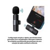 Microfone De Lapela Para Celular De Iphone Tc-F2-A Preto