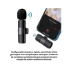 Microfone De Lapela Para Celular De Iphone Tc-F2-A Preto Microfone De Lapela Para Celular De Iphone Tc-F2-A Preto