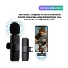 Microfone De Lapela Para Celular De Iphone Tc-F2-A Preto