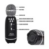 Microfone Karaoke Sem Fio Tws Ws-899 Xtrad Novo