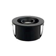 Mini Spot De Led Ollo Redondo 3W 3000K Cor Preto Nordecor