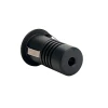 Mini Spot Domy Ini Redondo De Embutir 1W 3000K Preto