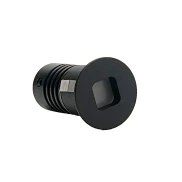 Mini Spot Domy Nam Quadrado De Embutir 1W 3000K Preto