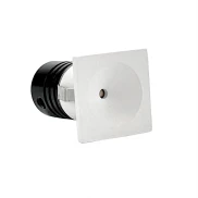 Mini Spot Led Auko Ono Quadrado De Embutir 1W 3000K Branco