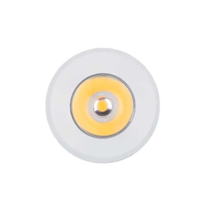 Mini Spot Led Branco Redondo 1w 3000k Embutir Mbled