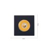 Mini Spot Led Preto Quadrado 1w 3000k Embutir Nordecor