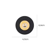 Mini Spot Led Redondo 3w Preto 3000k Bivolt Nordecor
