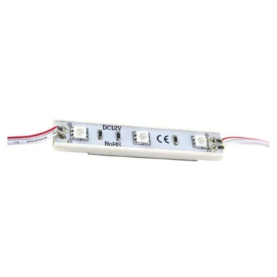 Módulo De Led Quadrado Com 3 Leds 12V 6000K 20A Ip65 Chipsce