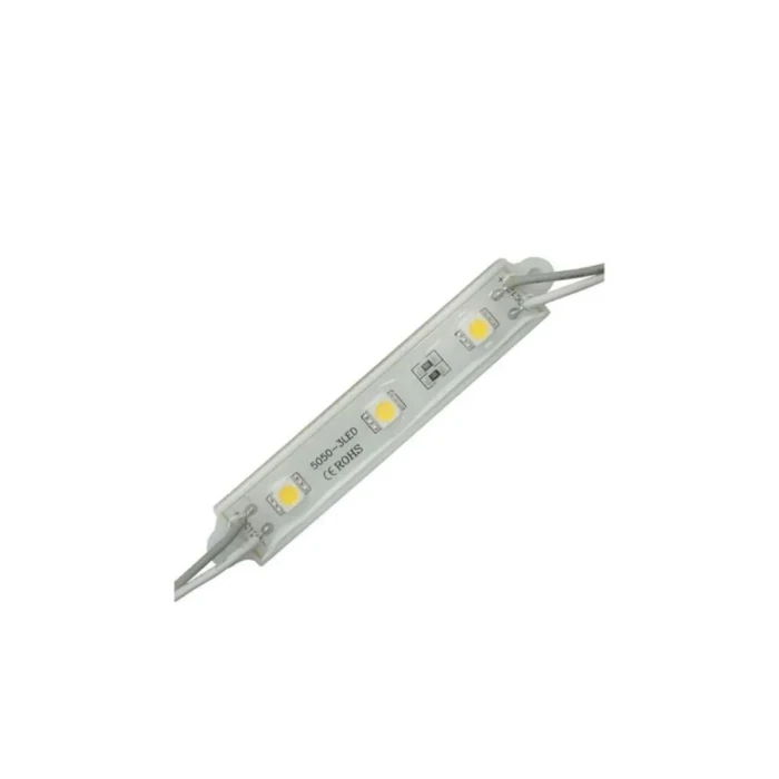 Módulo Com 3 Leds 12V 3528 Ip65 Chipsce 006-6010 Módulo Com 3 Leds 12V 3528 Ip65 Chipsce 006-6010