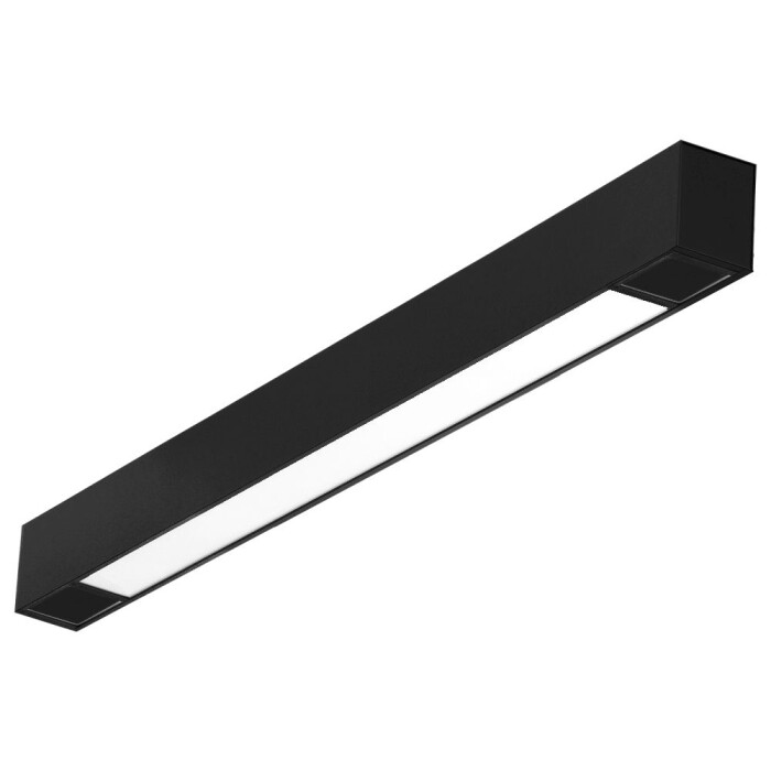 Módulo Led Difusor Para trilho Duli 34cm 20w 3000K Preto