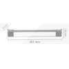 Modulo Led Projetor Para Trilho 30W 3000K Preto Mt-8860