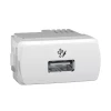 Módulo Para Tomada Usb Carregador Branco Miluz Schneider Módulo Para Tomada Usb Carregador Branco Miluz Schneider