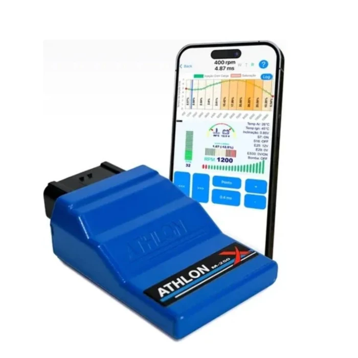 Módulo Programável Athlon M250x Novo Profissional P/ Motos