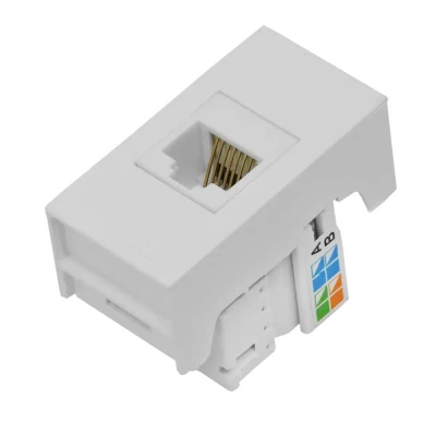 Módulo Tomada Rede Rj45 Cat5e Slim Branco 8164 Ilumi