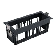 Moldura De Embutir Para 3 Módulos Tap Triplo Preto 6677