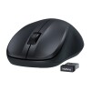 Mouse Sem Fio Msi55 Preto Intelbras Com Conexão Rápida
