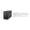 Nobreak Home WEG Preto 1200VA 600W Bivolt 6 Tomadas DC Start