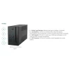 Nobreak Home WEG Preto 1200VA 600W Bivolt 6 Tomadas DC Start