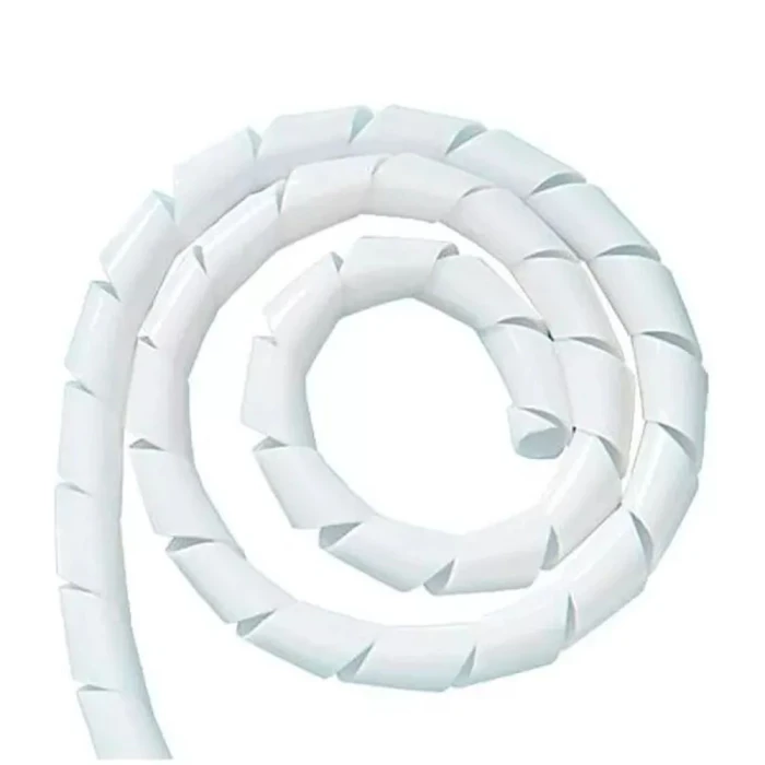 Organizador De Fios 4-6mm Espiral Cor Branco Swb-06 Kokay Organizador De Fios 4-6mm Espiral Cor Branco Swb-06 Kokay