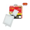 Painel Branco Slim Ecoled 18w 3000k Quadrado Embutir G-light