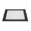 Painel De Embutir Quadrado Cor Preto 18W 6500K Blumenau