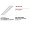 Painel Led Backlight Retangular 45W 6500K Sobrepor G-Light