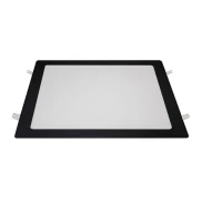 Painel Led Plafon Embutir Quadrado Cor Preto 24W 6500K Novo Painel Led Plafon Embutir Quadrado Cor Preto 24W 6500K Novo