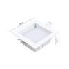 Painel Led Quadrado Recuado Deep 12W 6500K Nordecor Branco