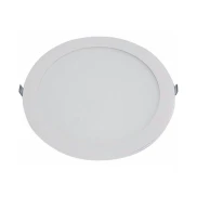 Painel Led Slim Ecoled 18W 3000K Redondo Embutir Branco