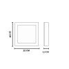 Painel Led Slim Quadrado Bivolt Embutir G-Light 18W 3 Tons