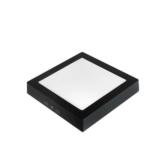 Painel Led Sobrepor 18W 6500K Quadrado Lux Black Taschibra