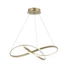Pendente 35W 3 Tons Dourado Avant Luz Ajustável Moderno